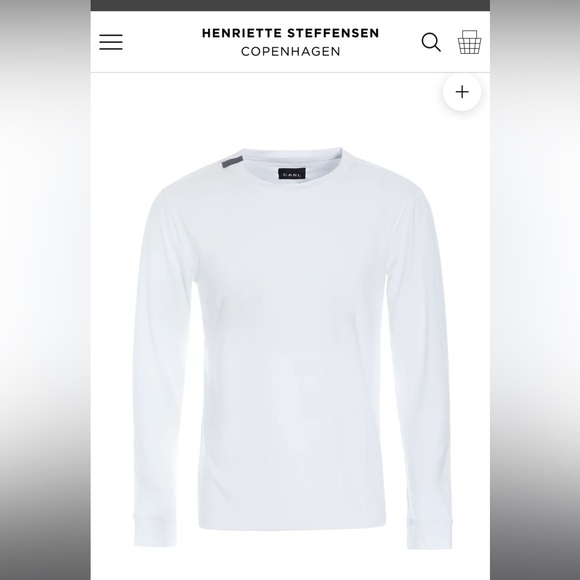 Carl by Steffensen Copenhagen, White Long Sleeve Shirt, Small (Men’s) - Picture 1 of 5